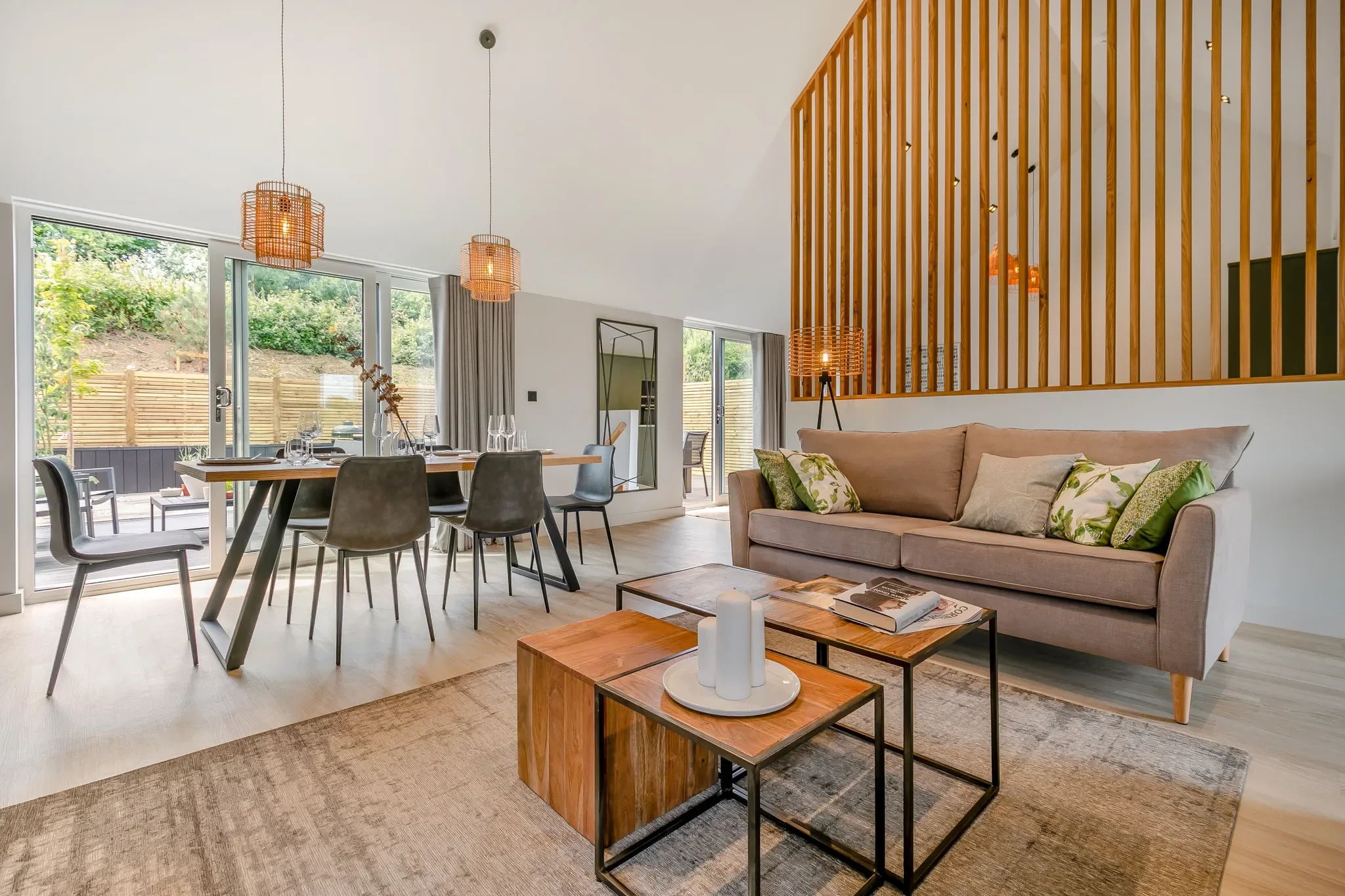 Gwari Spa Barn 3.0 at Whalesborough — living space