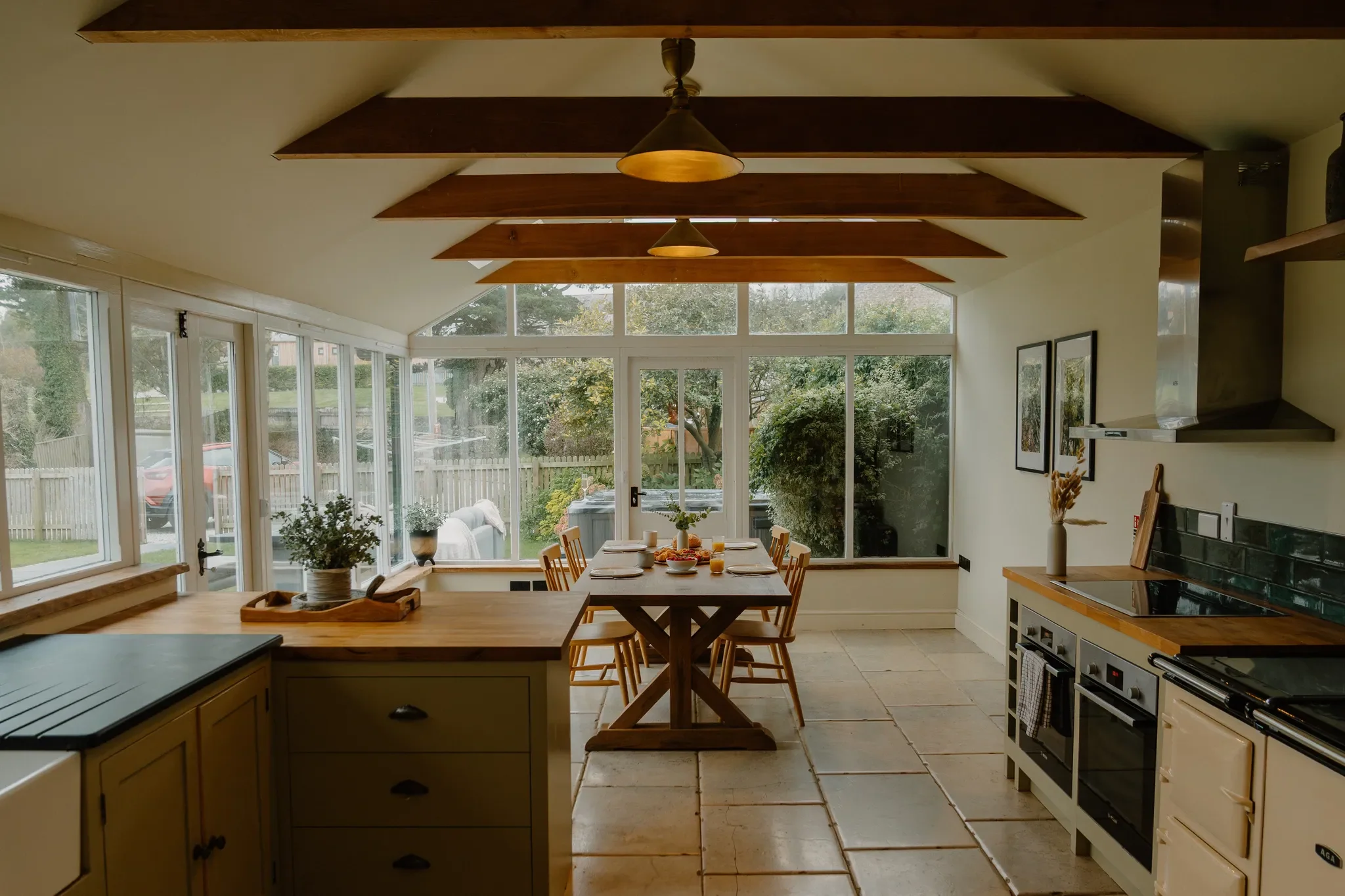 The Farmhouse at Whalesborough — living space