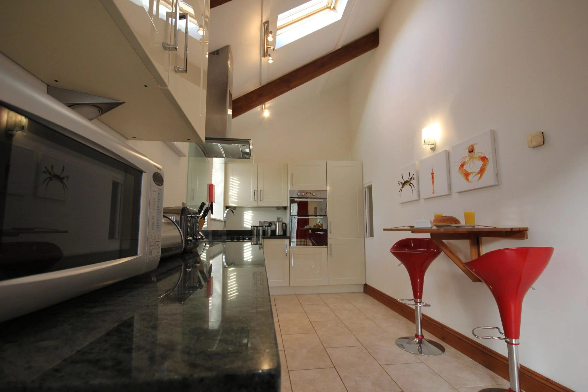 Kitchen and dining area at Westcotts, Whalesborough