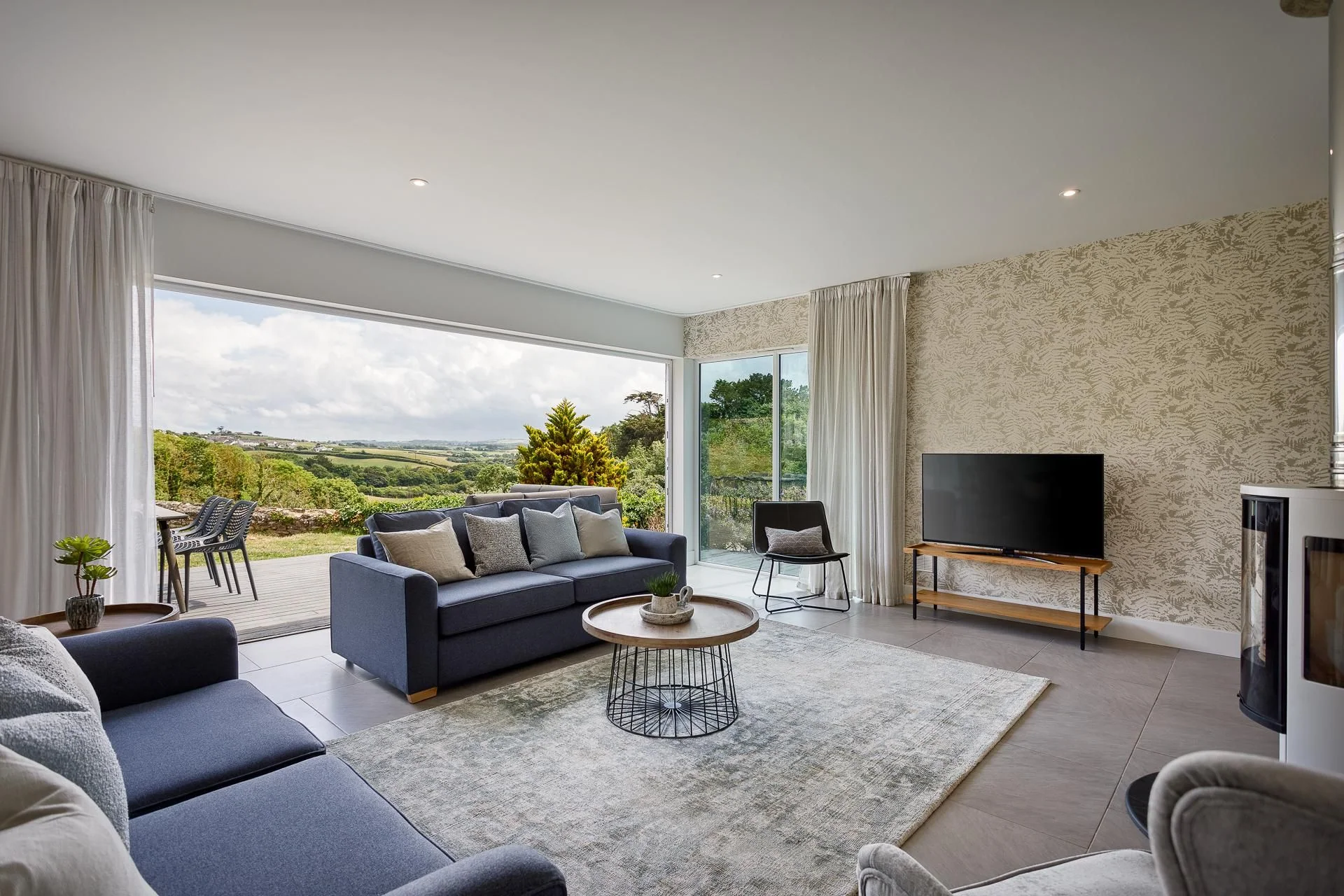Whalesborough Cottage at Whalesborough — living space